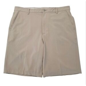 FootJoy Golf Shorts Mens 36 Khaki Performance Stretch Lightweight FJ